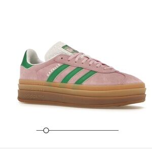 NIB hard to find Adidas gazelle platform women 7.5 but fit more like 8.5